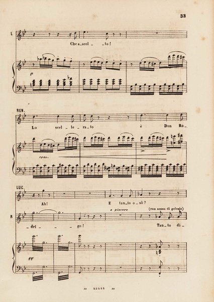 I promessi sposi : melodramma in 4 parti / musica di Amilcare Ponchielli ; riduzione per canto e pianoforte di V. H. Zavertal