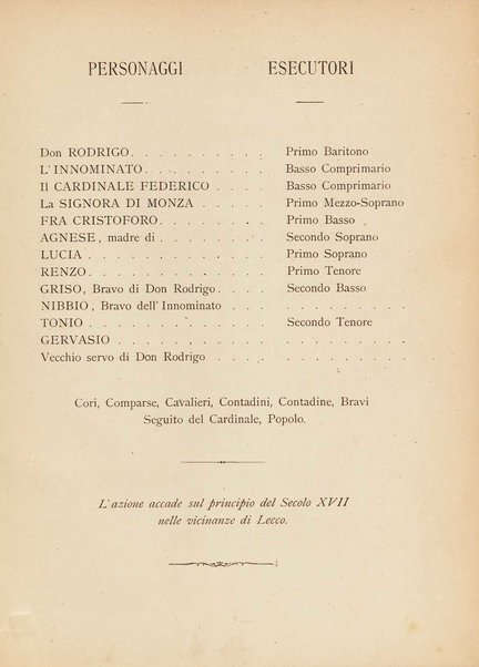 I promessi sposi : melodramma in 4 parti / musica di Amilcare Ponchielli ; riduzione per canto e pianoforte di V. H. Zavertal