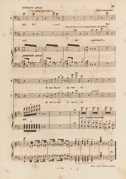 I promessi sposi : melodramma in 4 parti / musica di Amilcare Ponchielli ; riduzione per canto e pianoforte di V. H. Zavertal