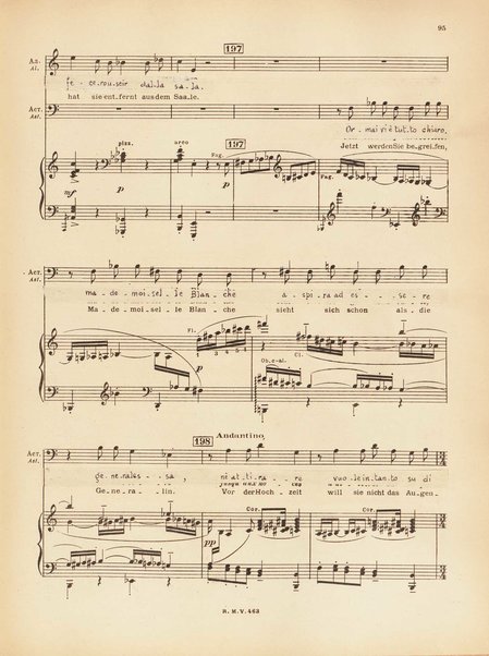 Le joueur : opéra en 4 actes et actes et 6 tableaux : op. 24 / Serge Prokofieff ; livret du compositeur tiré de la nouvelle de Dostoevsky ; version française de P. Spaak ; Deutsche Ueberstzung von Gustav v. Festenberg ; réduction pour chant et piano par l'auteur