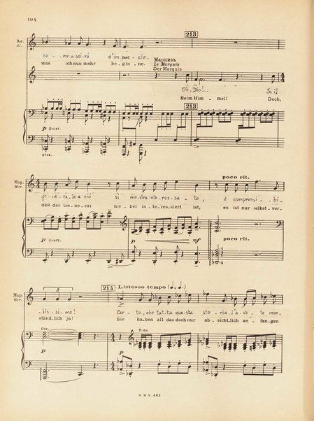 Le joueur : opéra en 4 actes et actes et 6 tableaux : op. 24 / Serge Prokofieff ; livret du compositeur tiré de la nouvelle de Dostoevsky ; version française de P. Spaak ; Deutsche Ueberstzung von Gustav v. Festenberg ; réduction pour chant et piano par l'auteur