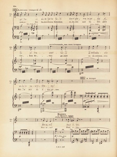 Le joueur : opéra en 4 actes et actes et 6 tableaux : op. 24 / Serge Prokofieff ; livret du compositeur tiré de la nouvelle de Dostoevsky ; version française de P. Spaak ; Deutsche Ueberstzung von Gustav v. Festenberg ; réduction pour chant et piano par l'auteur