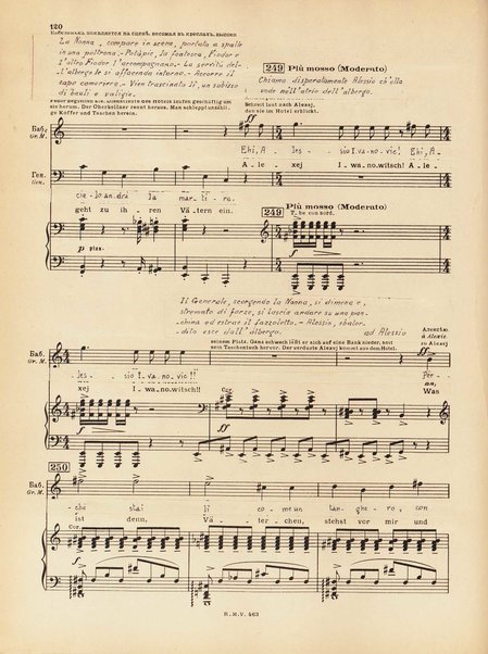 Le joueur : opéra en 4 actes et actes et 6 tableaux : op. 24 / Serge Prokofieff ; livret du compositeur tiré de la nouvelle de Dostoevsky ; version française de P. Spaak ; Deutsche Ueberstzung von Gustav v. Festenberg ; réduction pour chant et piano par l'auteur