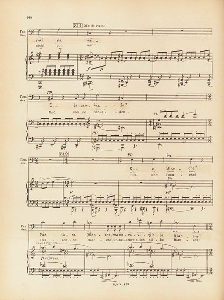 Le joueur : opéra en 4 actes et actes et 6 tableaux : op. 24 / Serge Prokofieff ; livret du compositeur tiré de la nouvelle de Dostoevsky ; version française de P. Spaak ; Deutsche Ueberstzung von Gustav v. Festenberg ; réduction pour chant et piano par l'auteur