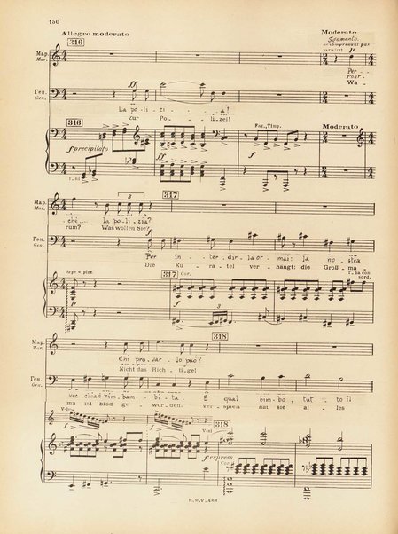 Le joueur : opéra en 4 actes et actes et 6 tableaux : op. 24 / Serge Prokofieff ; livret du compositeur tiré de la nouvelle de Dostoevsky ; version française de P. Spaak ; Deutsche Ueberstzung von Gustav v. Festenberg ; réduction pour chant et piano par l'auteur