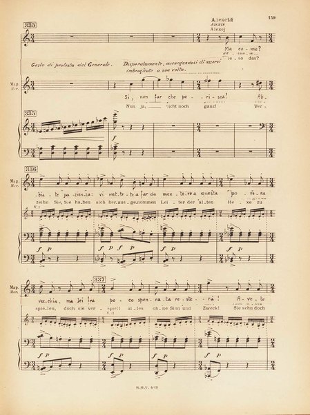 Le joueur : opéra en 4 actes et actes et 6 tableaux : op. 24 / Serge Prokofieff ; livret du compositeur tiré de la nouvelle de Dostoevsky ; version française de P. Spaak ; Deutsche Ueberstzung von Gustav v. Festenberg ; réduction pour chant et piano par l'auteur