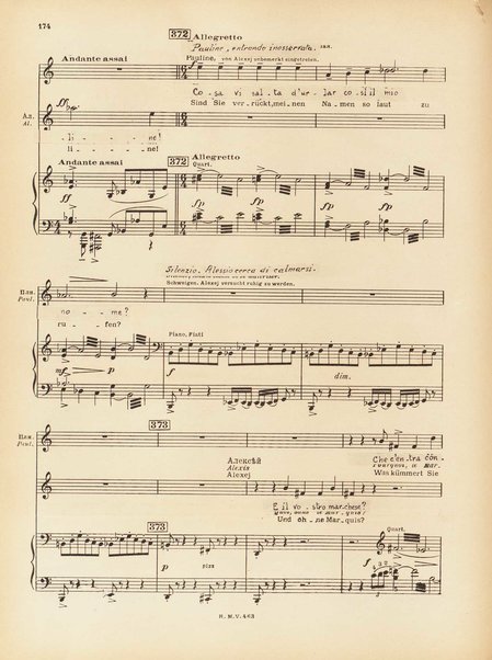 Le joueur : opéra en 4 actes et actes et 6 tableaux : op. 24 / Serge Prokofieff ; livret du compositeur tiré de la nouvelle de Dostoevsky ; version française de P. Spaak ; Deutsche Ueberstzung von Gustav v. Festenberg ; réduction pour chant et piano par l'auteur