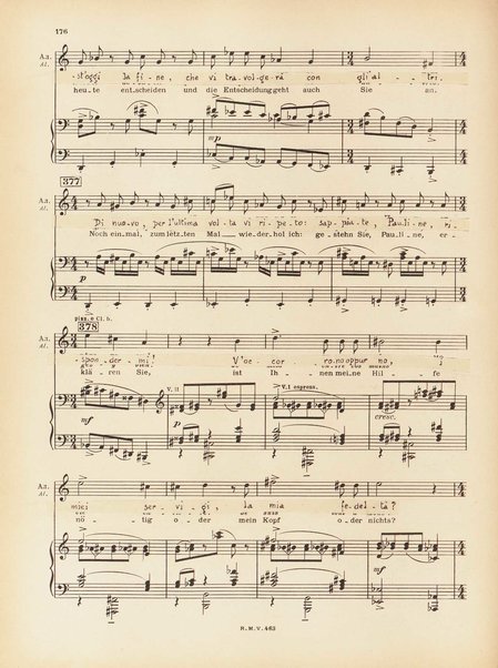 Le joueur : opéra en 4 actes et actes et 6 tableaux : op. 24 / Serge Prokofieff ; livret du compositeur tiré de la nouvelle de Dostoevsky ; version française de P. Spaak ; Deutsche Ueberstzung von Gustav v. Festenberg ; réduction pour chant et piano par l'auteur