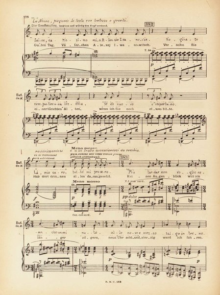 Le joueur : opéra en 4 actes et actes et 6 tableaux : op. 24 / Serge Prokofieff ; livret du compositeur tiré de la nouvelle de Dostoevsky ; version française de P. Spaak ; Deutsche Ueberstzung von Gustav v. Festenberg ; réduction pour chant et piano par l'auteur