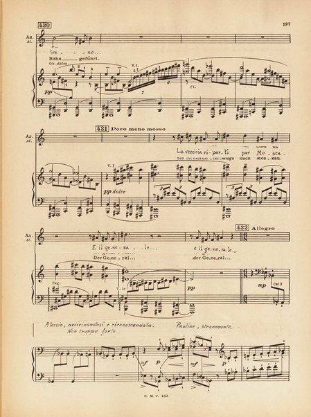 Le joueur : opéra en 4 actes et actes et 6 tableaux : op. 24 / Serge Prokofieff ; livret du compositeur tiré de la nouvelle de Dostoevsky ; version française de P. Spaak ; Deutsche Ueberstzung von Gustav v. Festenberg ; réduction pour chant et piano par l'auteur