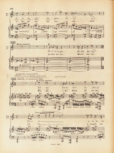 Le joueur : opéra en 4 actes et actes et 6 tableaux : op. 24 / Serge Prokofieff ; livret du compositeur tiré de la nouvelle de Dostoevsky ; version française de P. Spaak ; Deutsche Ueberstzung von Gustav v. Festenberg ; réduction pour chant et piano par l'auteur