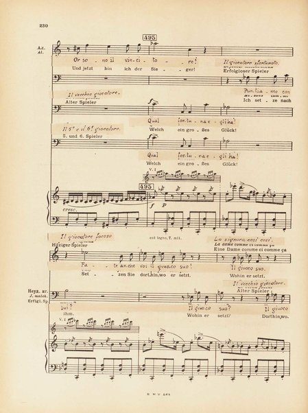 Le joueur : opéra en 4 actes et actes et 6 tableaux : op. 24 / Serge Prokofieff ; livret du compositeur tiré de la nouvelle de Dostoevsky ; version française de P. Spaak ; Deutsche Ueberstzung von Gustav v. Festenberg ; réduction pour chant et piano par l'auteur