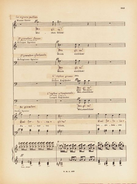 Le joueur : opéra en 4 actes et actes et 6 tableaux : op. 24 / Serge Prokofieff ; livret du compositeur tiré de la nouvelle de Dostoevsky ; version française de P. Spaak ; Deutsche Ueberstzung von Gustav v. Festenberg ; réduction pour chant et piano par l'auteur