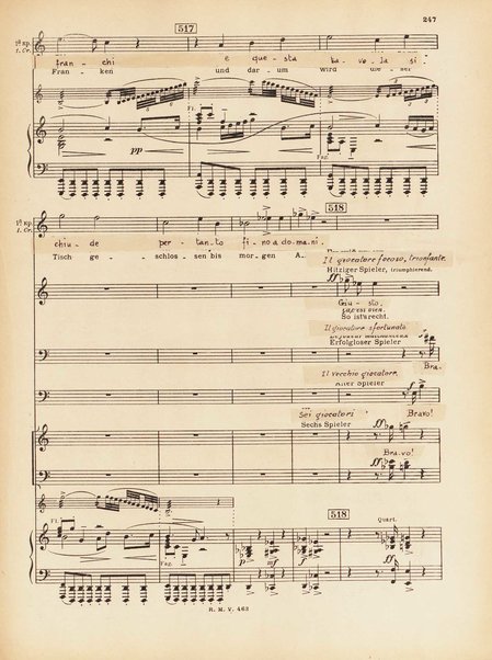 Le joueur : opéra en 4 actes et actes et 6 tableaux : op. 24 / Serge Prokofieff ; livret du compositeur tiré de la nouvelle de Dostoevsky ; version française de P. Spaak ; Deutsche Ueberstzung von Gustav v. Festenberg ; réduction pour chant et piano par l'auteur