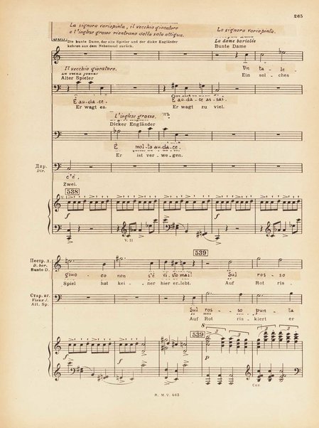 Le joueur : opéra en 4 actes et actes et 6 tableaux : op. 24 / Serge Prokofieff ; livret du compositeur tiré de la nouvelle de Dostoevsky ; version française de P. Spaak ; Deutsche Ueberstzung von Gustav v. Festenberg ; réduction pour chant et piano par l'auteur