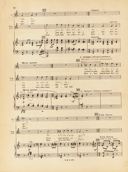 Le joueur : opéra en 4 actes et actes et 6 tableaux : op. 24 / Serge Prokofieff ; livret du compositeur tiré de la nouvelle de Dostoevsky ; version française de P. Spaak ; Deutsche Ueberstzung von Gustav v. Festenberg ; réduction pour chant et piano par l'auteur