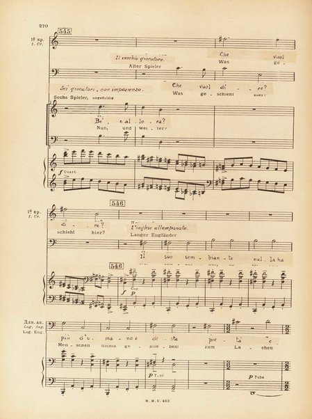 Le joueur : opéra en 4 actes et actes et 6 tableaux : op. 24 / Serge Prokofieff ; livret du compositeur tiré de la nouvelle de Dostoevsky ; version française de P. Spaak ; Deutsche Ueberstzung von Gustav v. Festenberg ; réduction pour chant et piano par l'auteur