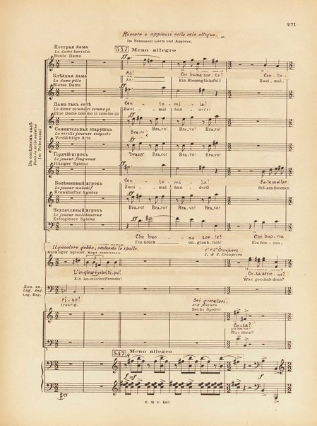 Le joueur : opéra en 4 actes et actes et 6 tableaux : op. 24 / Serge Prokofieff ; livret du compositeur tiré de la nouvelle de Dostoevsky ; version française de P. Spaak ; Deutsche Ueberstzung von Gustav v. Festenberg ; réduction pour chant et piano par l'auteur