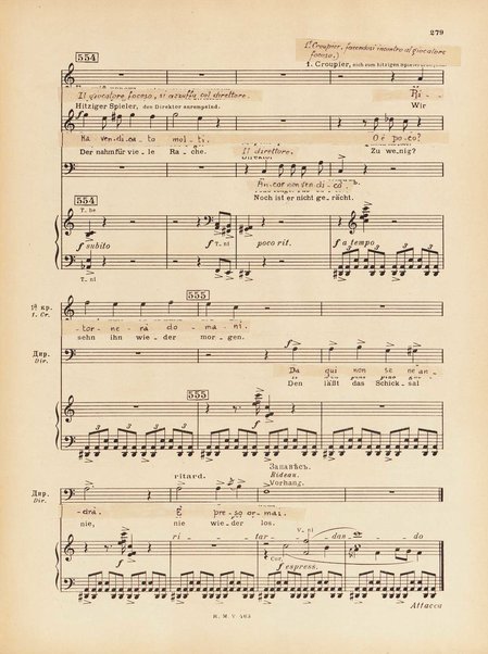 Le joueur : opéra en 4 actes et actes et 6 tableaux : op. 24 / Serge Prokofieff ; livret du compositeur tiré de la nouvelle de Dostoevsky ; version française de P. Spaak ; Deutsche Ueberstzung von Gustav v. Festenberg ; réduction pour chant et piano par l'auteur