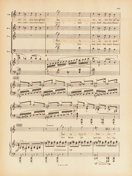 Le joueur : opéra en 4 actes et actes et 6 tableaux : op. 24 / Serge Prokofieff ; livret du compositeur tiré de la nouvelle de Dostoevsky ; version française de P. Spaak ; Deutsche Ueberstzung von Gustav v. Festenberg ; réduction pour chant et piano par l'auteur