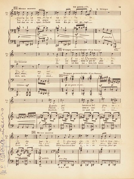 Le joueur : opéra en 4 actes et actes et 6 tableaux : op. 24 / Serge Prokofieff ; livret du compositeur tiré de la nouvelle de Dostoevsky ; version française de P. Spaak ; Deutsche Ueberstzung von Gustav v. Festenberg ; réduction pour chant et piano par l'auteur