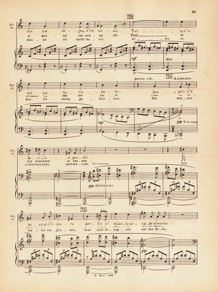 Le joueur : opéra en 4 actes et actes et 6 tableaux : op. 24 / Serge Prokofieff ; livret du compositeur tiré de la nouvelle de Dostoevsky ; version française de P. Spaak ; Deutsche Ueberstzung von Gustav v. Festenberg ; réduction pour chant et piano par l'auteur