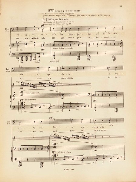 Le joueur : opéra en 4 actes et actes et 6 tableaux : op. 24 / Serge Prokofieff ; livret du compositeur tiré de la nouvelle de Dostoevsky ; version française de P. Spaak ; Deutsche Ueberstzung von Gustav v. Festenberg ; réduction pour chant et piano par l'auteur