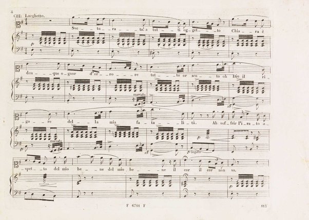Chiara di Rosembergh : melodramma in due atti / posto in musica dal M.⁰ Luigi Ricci