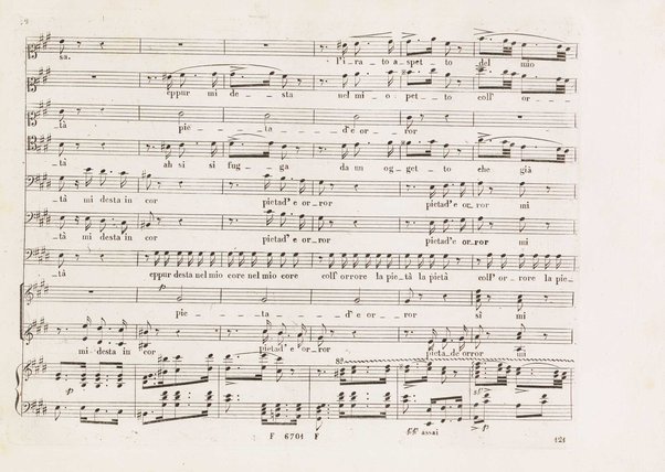 Chiara di Rosembergh : melodramma in due atti / posto in musica dal M.⁰ Luigi Ricci