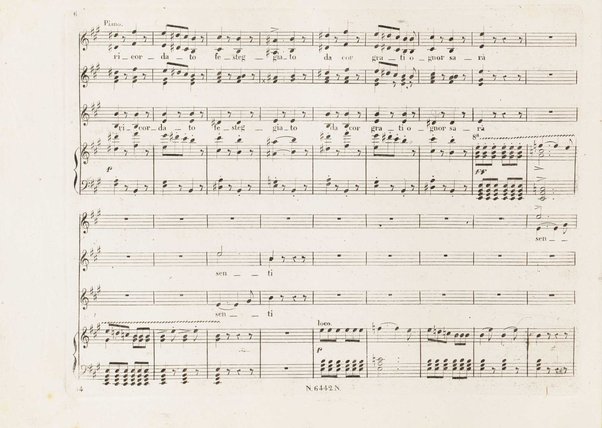 Chiara di Rosembergh : melodramma in due atti / posto in musica dal M.⁰ Luigi Ricci