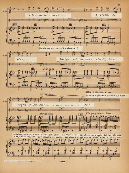 Le coq d'or : conte-fable : opéra en 3 actes / N. Rimsky-Korsakow ; paroles russes (d'après Pouchkine) de V. Bielsky ; paroles françaises de M. D. Calvocoressi