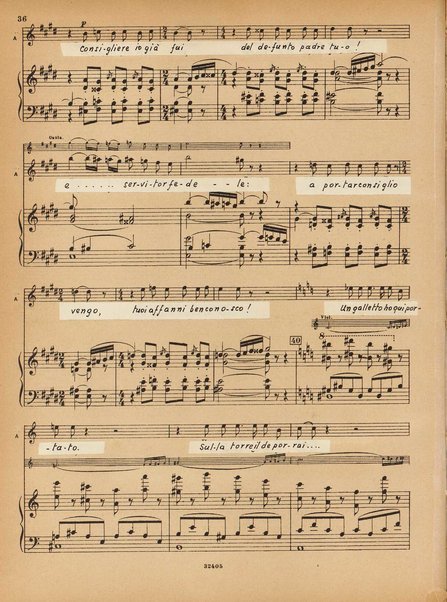 Le coq d'or : conte-fable : opéra en 3 actes / N. Rimsky-Korsakow ; paroles russes (d'après Pouchkine) de V. Bielsky ; paroles françaises de M. D. Calvocoressi