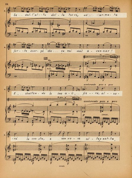Le coq d'or : conte-fable : opéra en 3 actes / N. Rimsky-Korsakow ; paroles russes (d'après Pouchkine) de V. Bielsky ; paroles françaises de M. D. Calvocoressi
