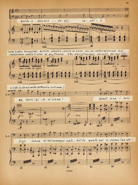 Le coq d'or : conte-fable : opéra en 3 actes / N. Rimsky-Korsakow ; paroles russes (d'après Pouchkine) de V. Bielsky ; paroles françaises de M. D. Calvocoressi