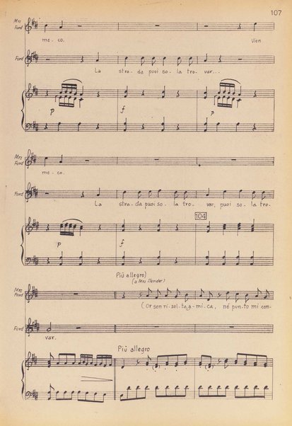 Falstaff ovvero Le tre burle : opera in 3 atti / Antonio Salieri ; libretto di Carlo Prospero De Franceschi