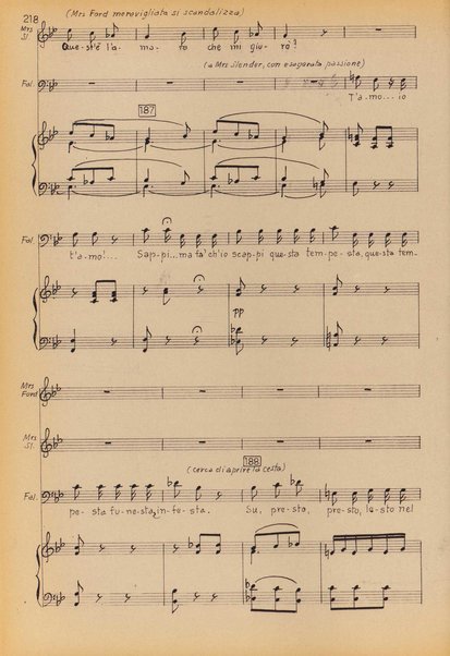 Falstaff ovvero Le tre burle : opera in 3 atti / Antonio Salieri ; libretto di Carlo Prospero De Franceschi