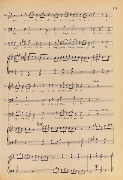 Falstaff ovvero Le tre burle : opera in 3 atti / Antonio Salieri ; libretto di Carlo Prospero De Franceschi