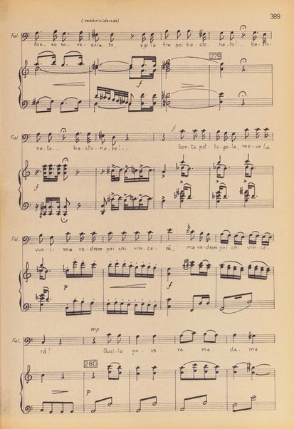 Falstaff ovvero Le tre burle : opera in 3 atti / Antonio Salieri ; libretto di Carlo Prospero De Franceschi