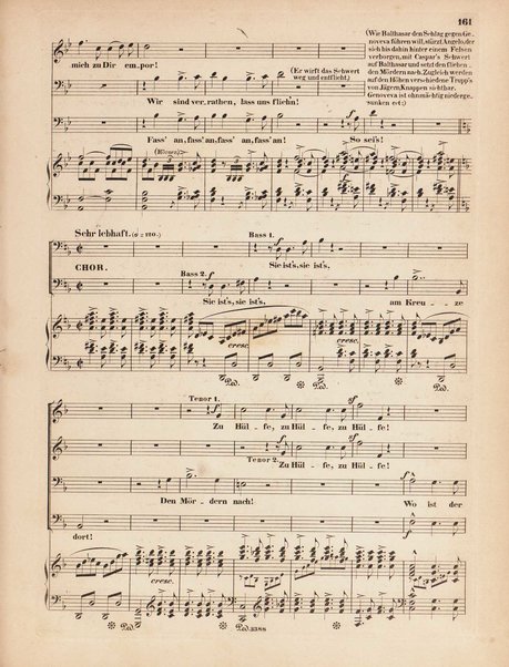 Genoveva : Oper in vier Acten nach Tieck und F. Hebbel : 81s Werk / Musik von Robert Schumann ; Clavierauszug von Clara Schumann, geb. Wiek