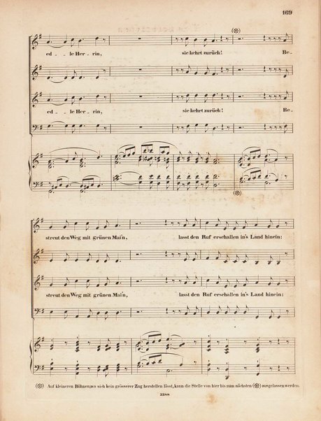 Genoveva : Oper in vier Acten nach Tieck und F. Hebbel : 81s Werk / Musik von Robert Schumann ; Clavierauszug von Clara Schumann, geb. Wiek
