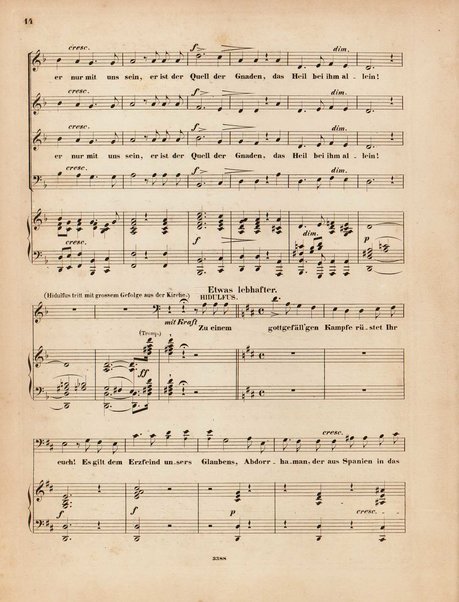 Genoveva : Oper in vier Acten nach Tieck und F. Hebbel : 81s Werk / Musik von Robert Schumann ; Clavierauszug von Clara Schumann, geb. Wiek