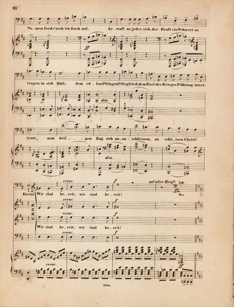Genoveva : Oper in vier Acten nach Tieck und F. Hebbel : 81s Werk / Musik von Robert Schumann ; Clavierauszug von Clara Schumann, geb. Wiek