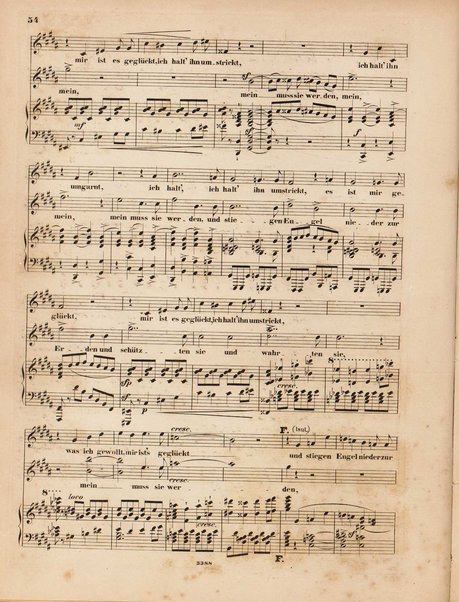 Genoveva : Oper in vier Acten nach Tieck und F. Hebbel : 81s Werk / Musik von Robert Schumann ; Clavierauszug von Clara Schumann, geb. Wiek