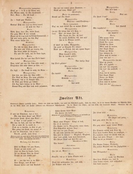 Genoveva : Oper in vier Acten nach Tieck und F. Hebbel : 81s Werk / Musik von Robert Schumann ; Clavierauszug von Clara Schumann, geb. Wiek