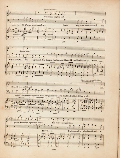 Genoveva : Oper in vier Acten nach Tieck und F. Hebbel : 81s Werk / Musik von Robert Schumann ; Clavierauszug von Clara Schumann, geb. Wiek