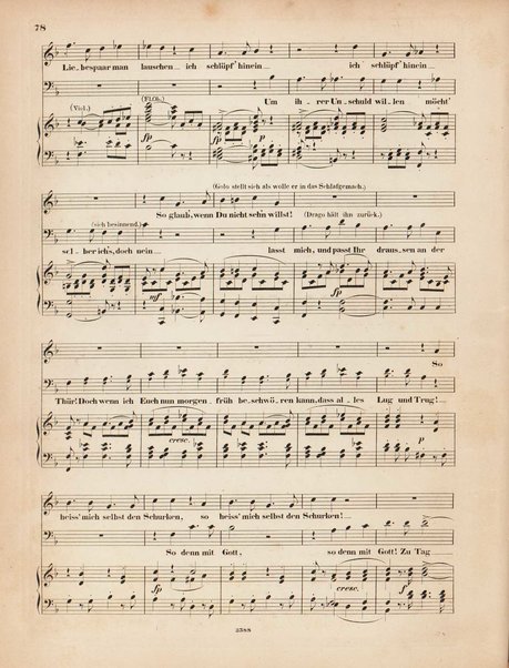 Genoveva : Oper in vier Acten nach Tieck und F. Hebbel : 81s Werk / Musik von Robert Schumann ; Clavierauszug von Clara Schumann, geb. Wiek