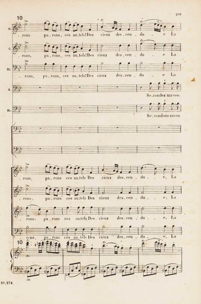 Olympie : opéra lyrique en trois actes / paroles de MM. Dieulafoi et Brifaut ; musique de G. Spontini