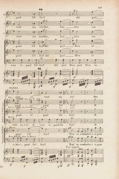Olympie : opéra lyrique en trois actes / paroles de MM. Dieulafoi et Brifaut ; musique de G. Spontini