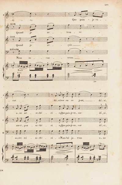 Olympie : opéra lyrique en trois actes / paroles de MM. Dieulafoi et Brifaut ; musique de G. Spontini