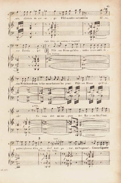 Olympie : opéra lyrique en trois actes / paroles de MM. Dieulafoi et Brifaut ; musique de G. Spontini